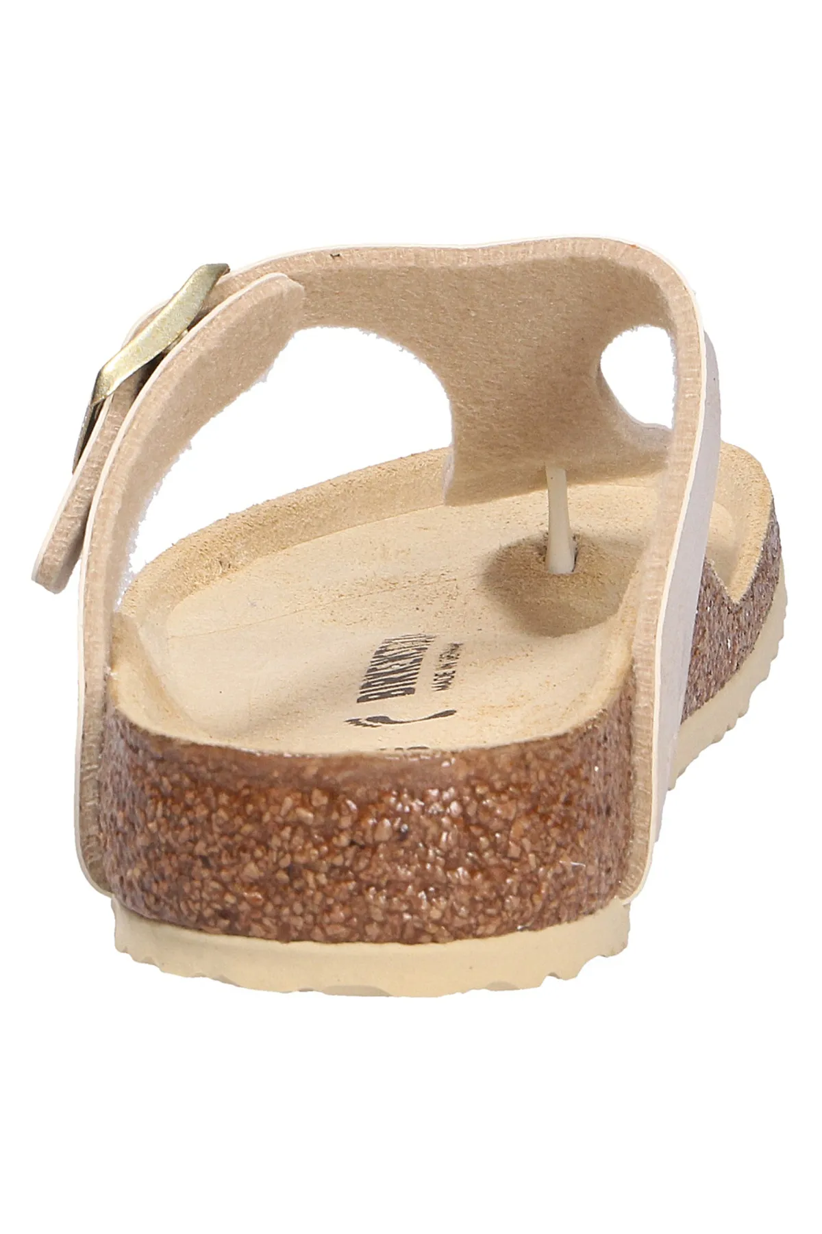Birkenstock  Pantolette - Beige - Flacher Absatz