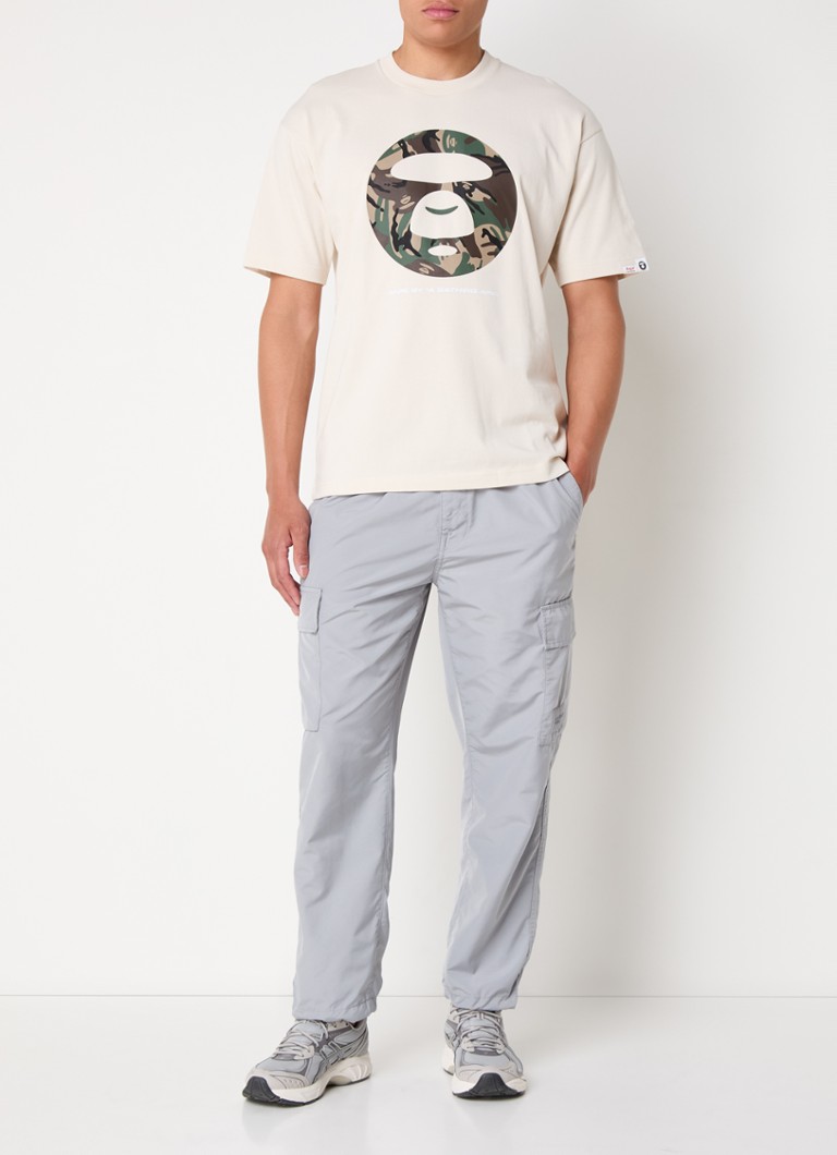 Tricou Aape cu logo și imprimeu pe spate.