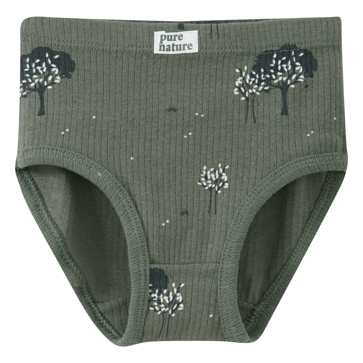 3 Baby Slips mit Rippstruktur
