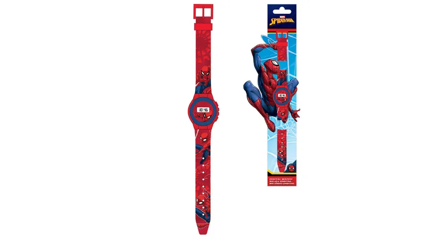 Digitaluhr Spiderman