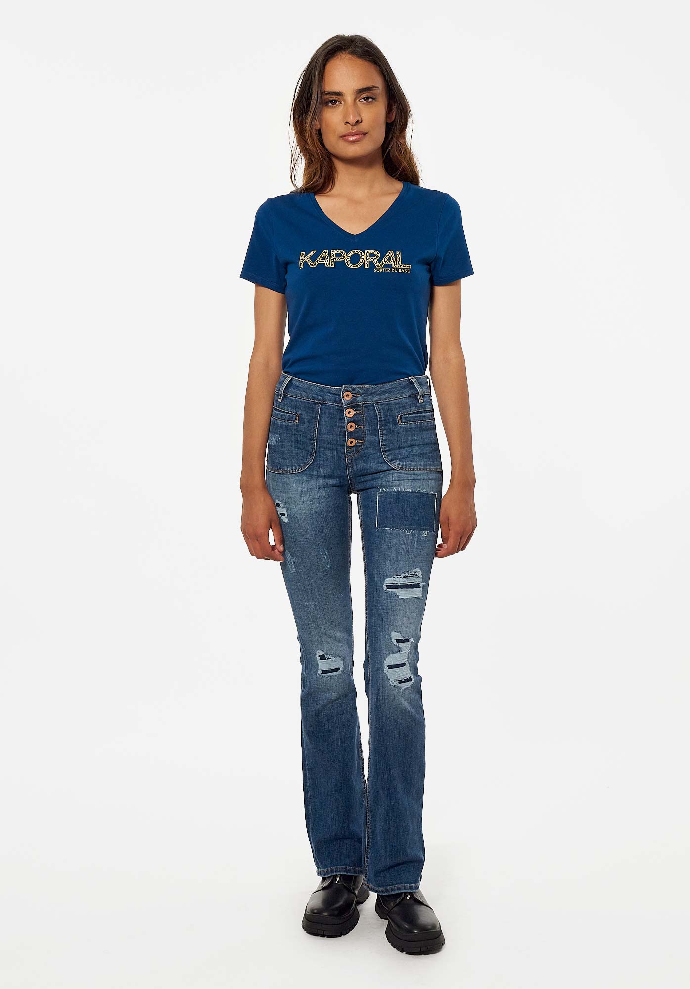 LUCKY  Jean bootcut Femme