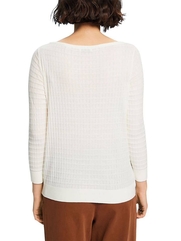 ESPRIT Pullover in Weiß günstig kaufen