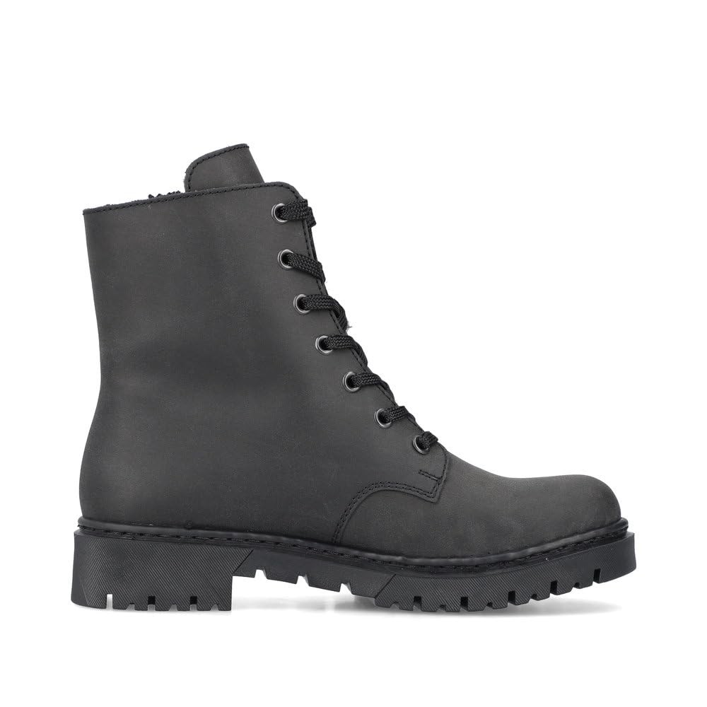RIEKER Stiefeletten schwarz HWK Damen Stiefel