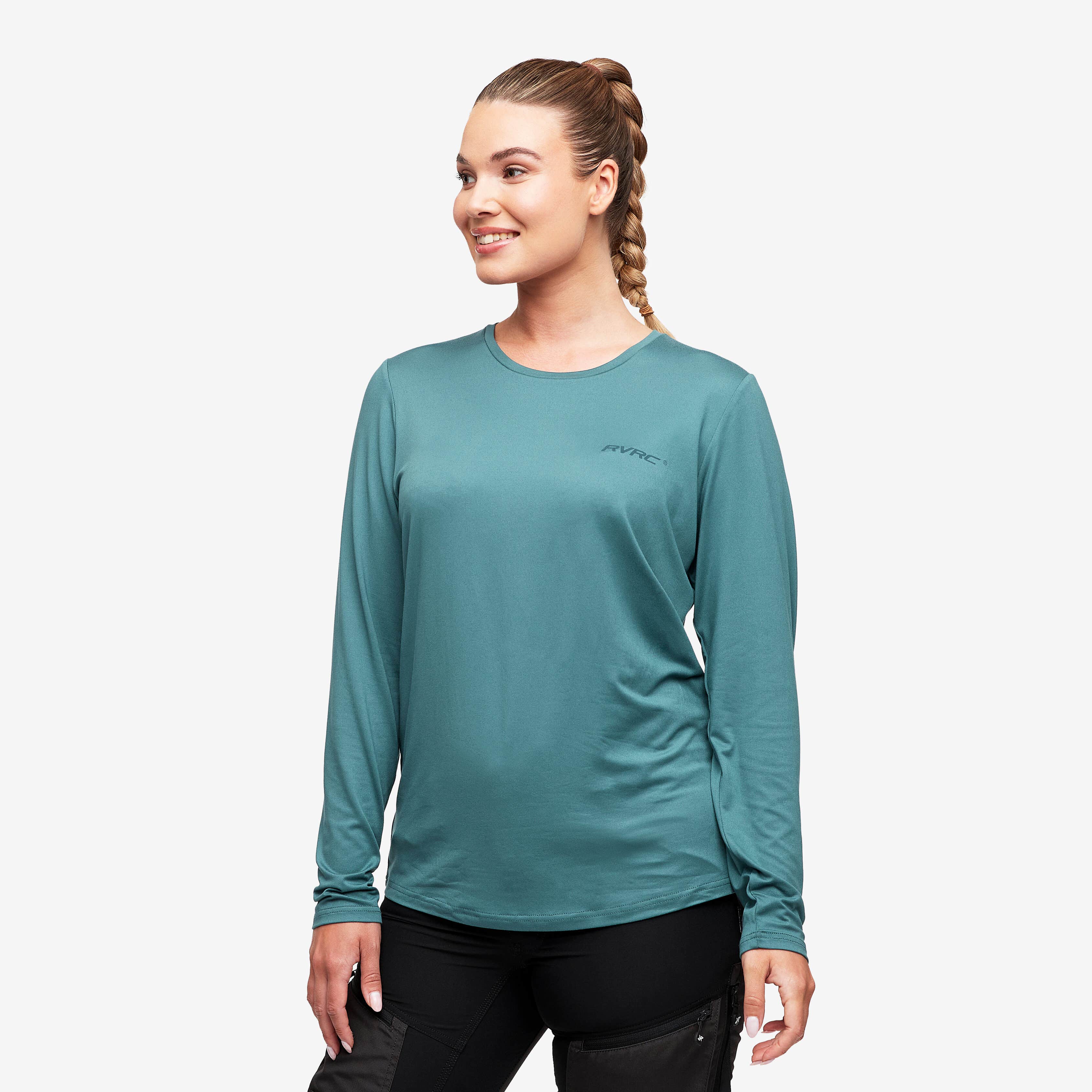 Vagabond Long Sleeve Tee Femme Ocean Teal