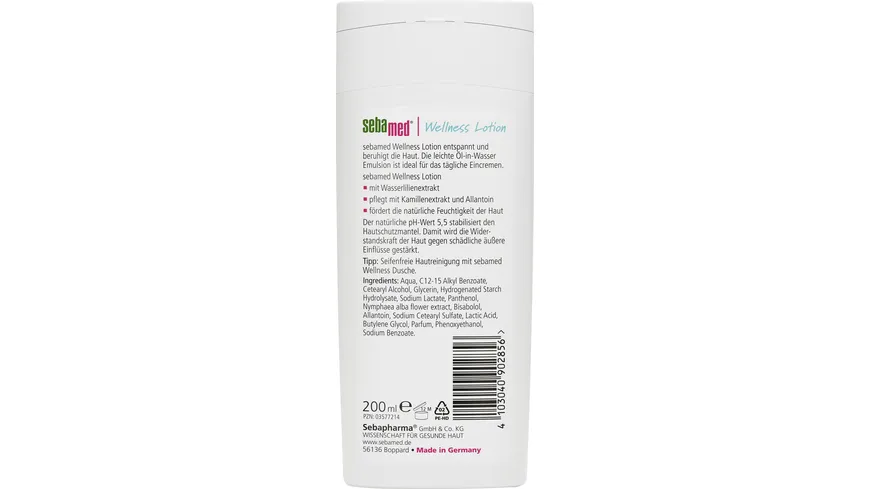 Sebamed Wellnes Lotion 200 ml