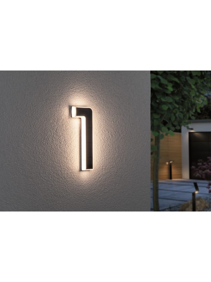 paulmann Solar LED Hausnummernleuchte  Nummer 1 günstig kaufen onesize