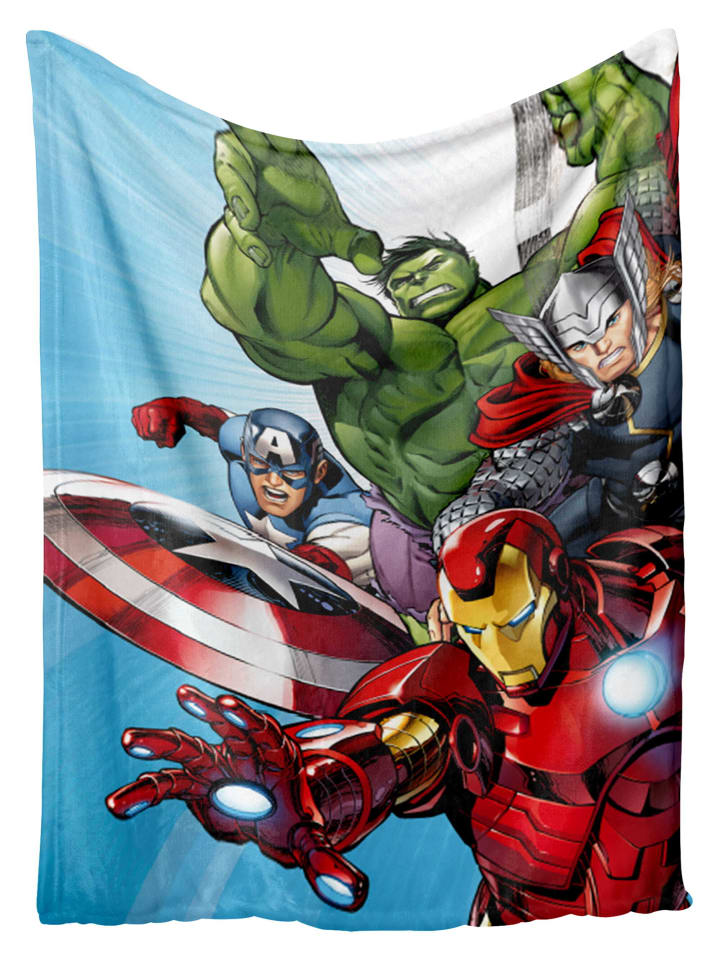 Marvel Decke Marvel in blau günstig kaufen onesize