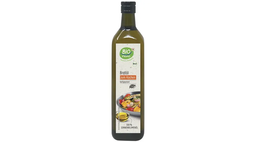 BIO PRIMO Bio Bratöl Zum Kochen & Kaltgepresst 750 ml