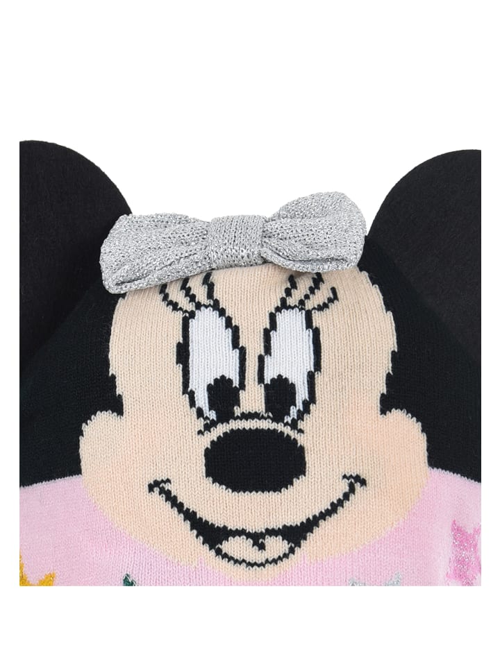 Disney Minnie Mouse Wintermütze Strick in Rosa günstig kaufen 48