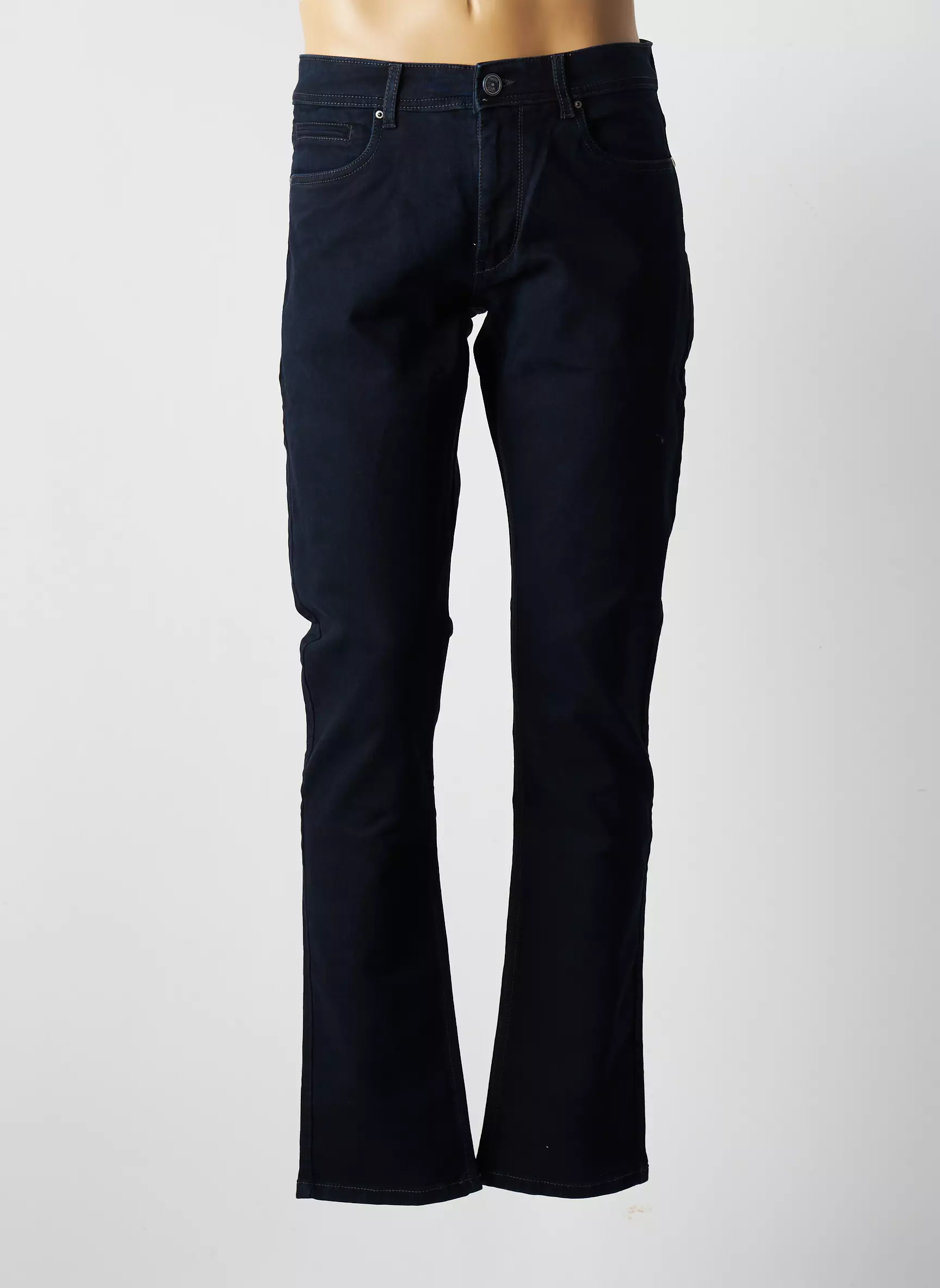 Virtue Jeans Coupe Droite Homme couleur bleu