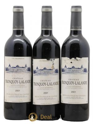 Château Tronquoy Lalande  2001 - Lot de 3 Bouteilles