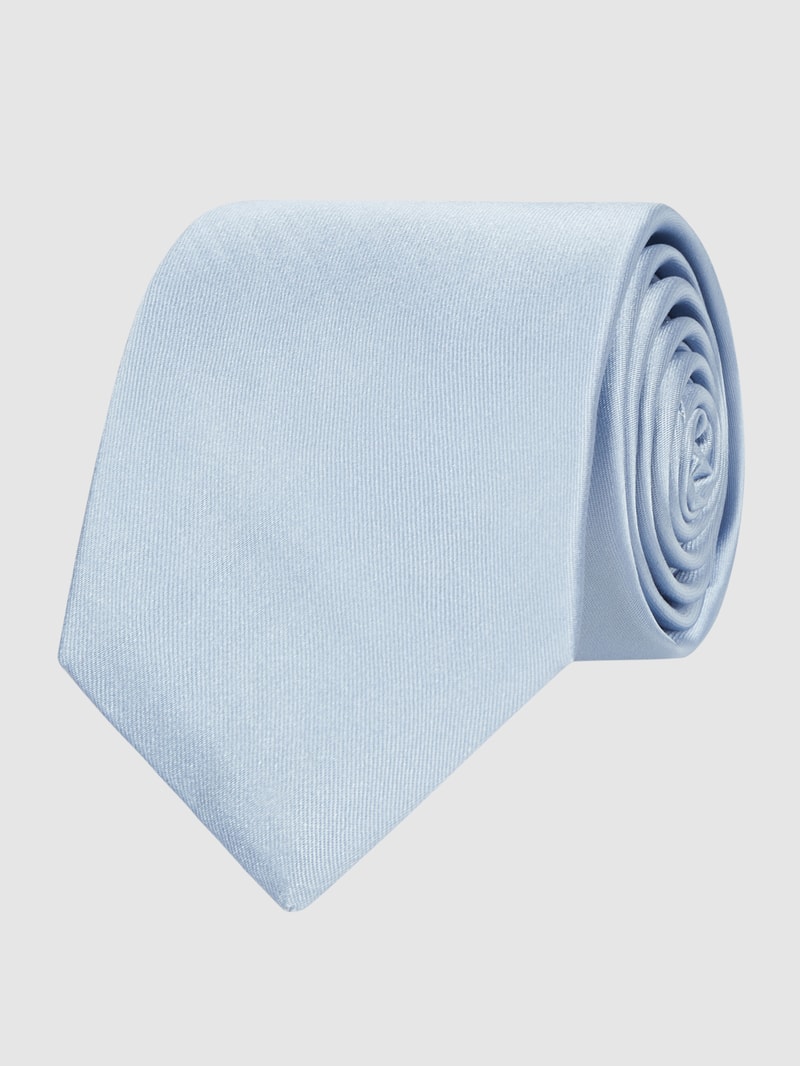 Krawatte aus Seide (7 cm) in bleu
