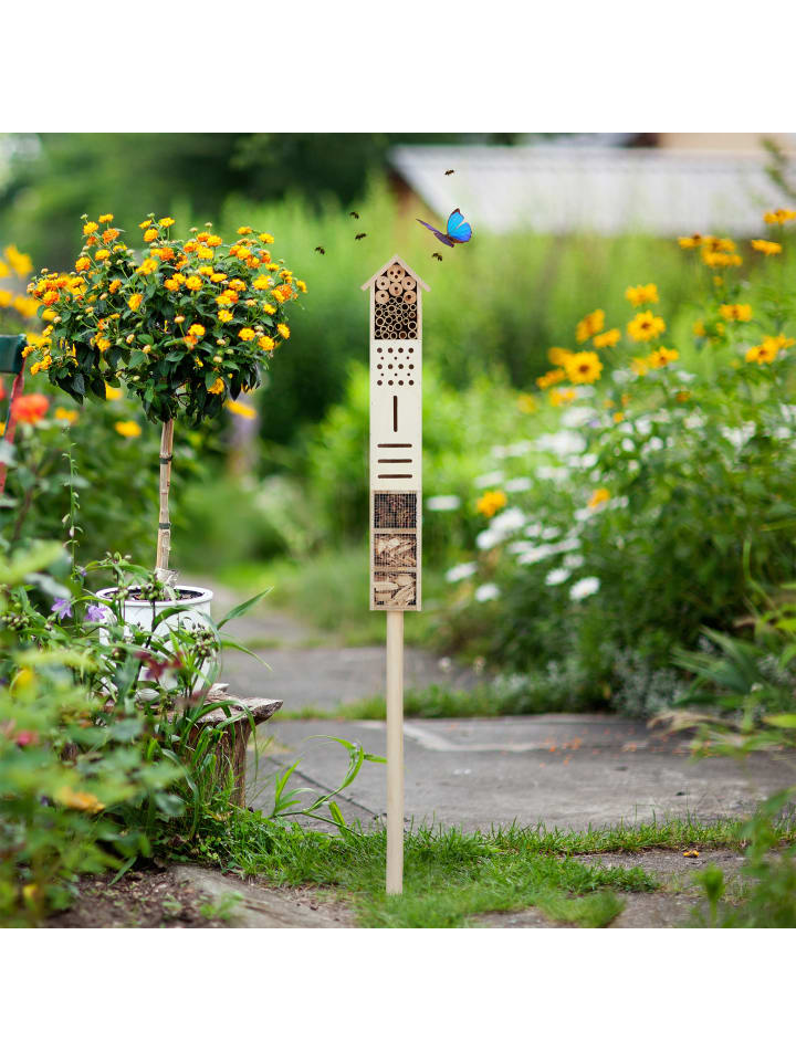 relaxdays Insektenhotel in Natur - (H)148 cm günstig kaufen onesize