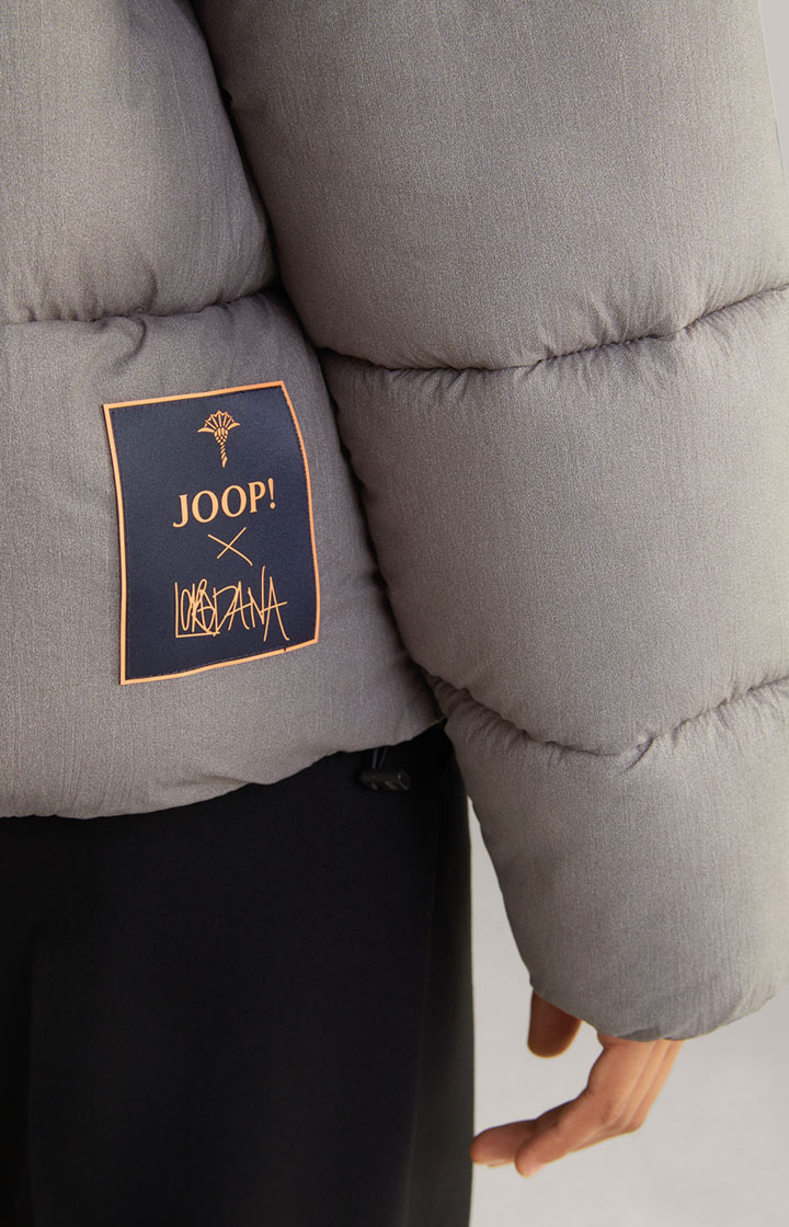 Unisex-Steppjacke in Grau