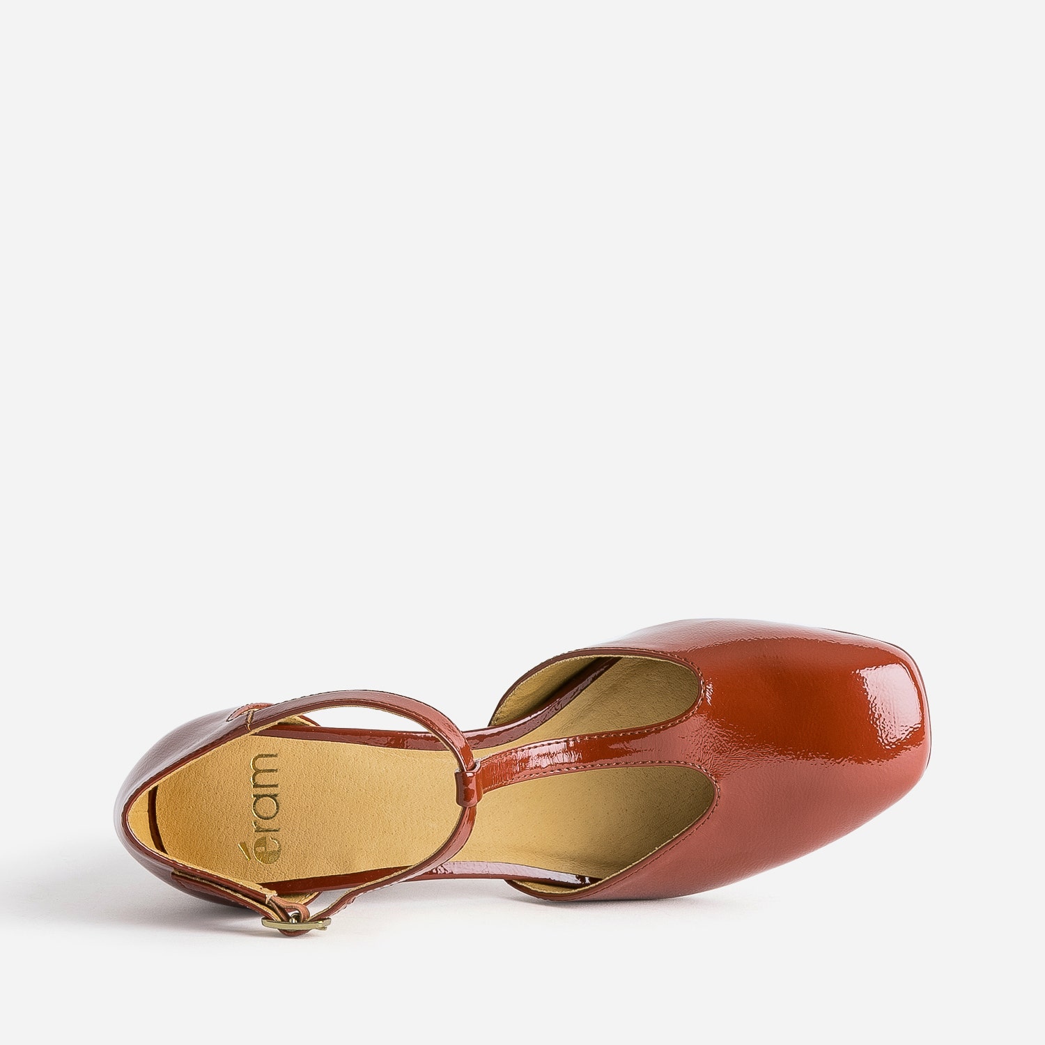 Babies salomé cognac vernie à talon