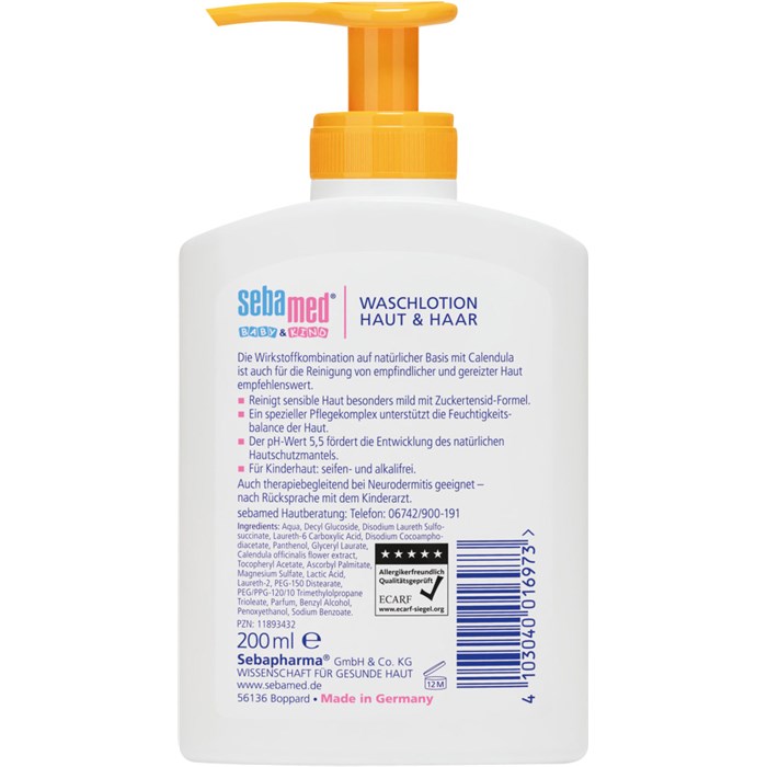 Waschlotion für Haut & Haar mit Calendula