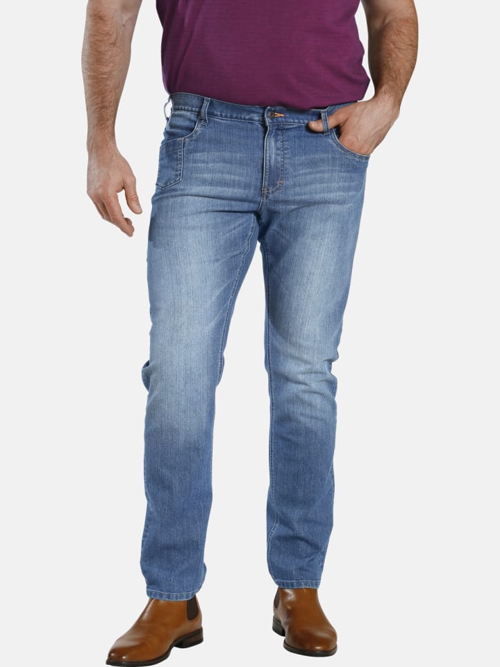 Charles Colby Tiefbundjeans BARON CASSANDER in hellblau günstig kaufen