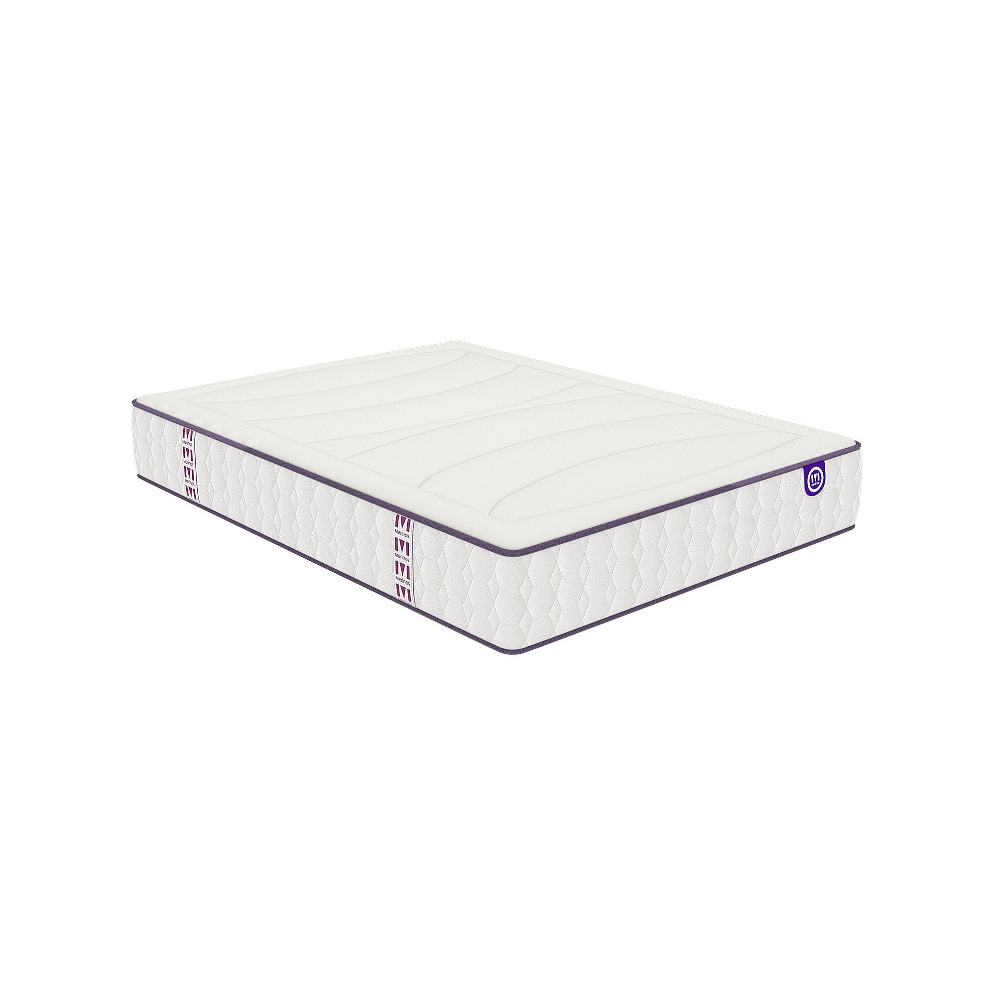 Matelas 560 ressorts + mémoire de forme Mérinos 26 cm confort moelleux
