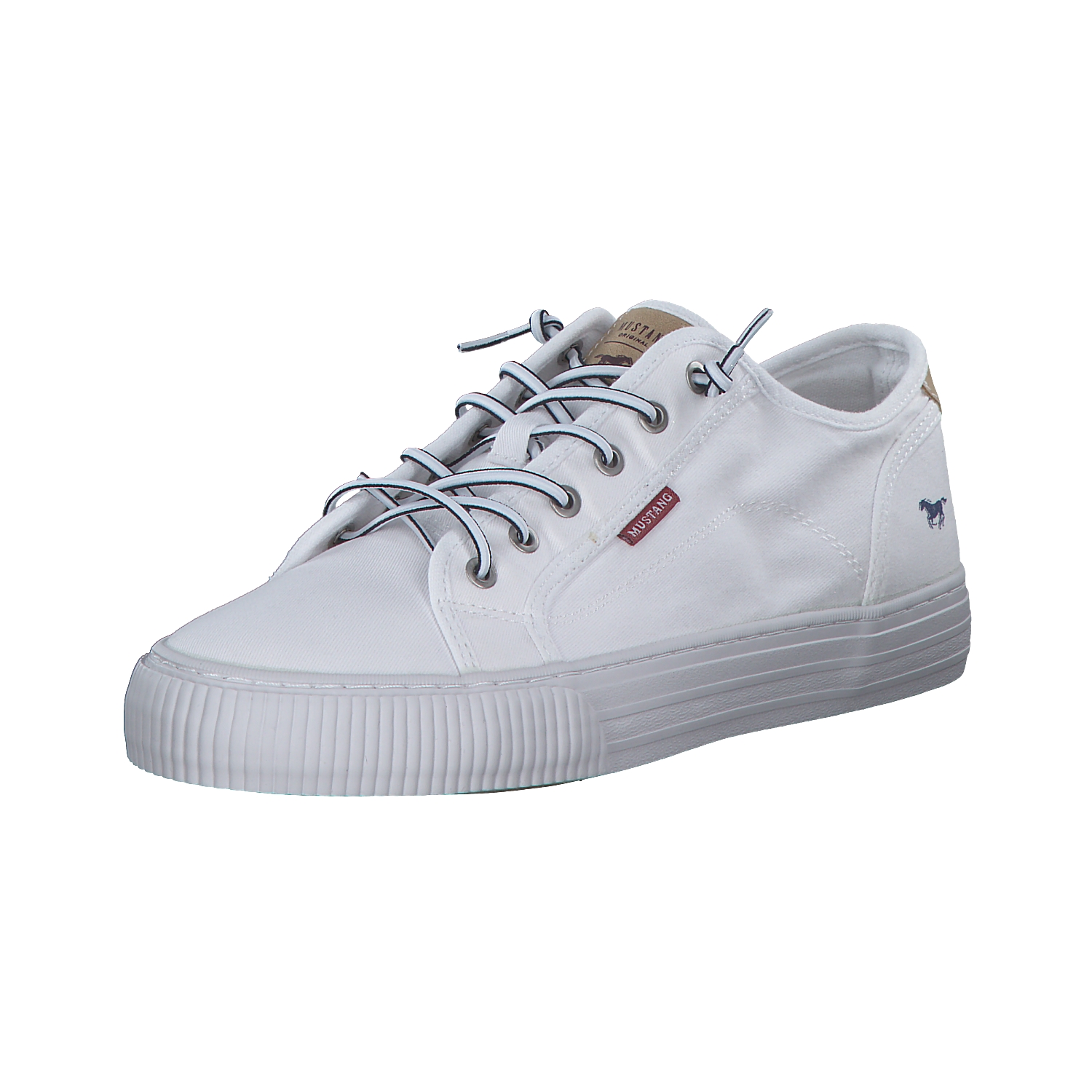 Mustang 1420304, Schnürschuhe, Damen, Weiß