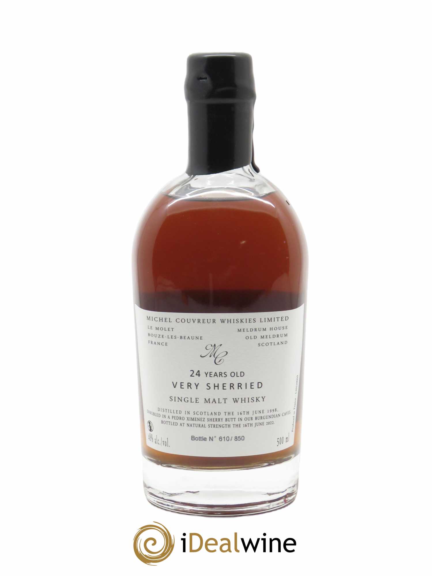 Single Malt Very Sherried 24 ans Michel Couvreur (50cl)  - Lot de 1 Bouteille