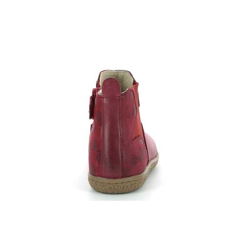 Boots cuir Vermillon