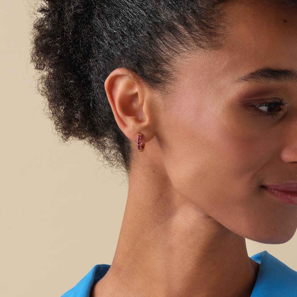 FAVS Créoles Acier inoxydable Boucles d'oreilles