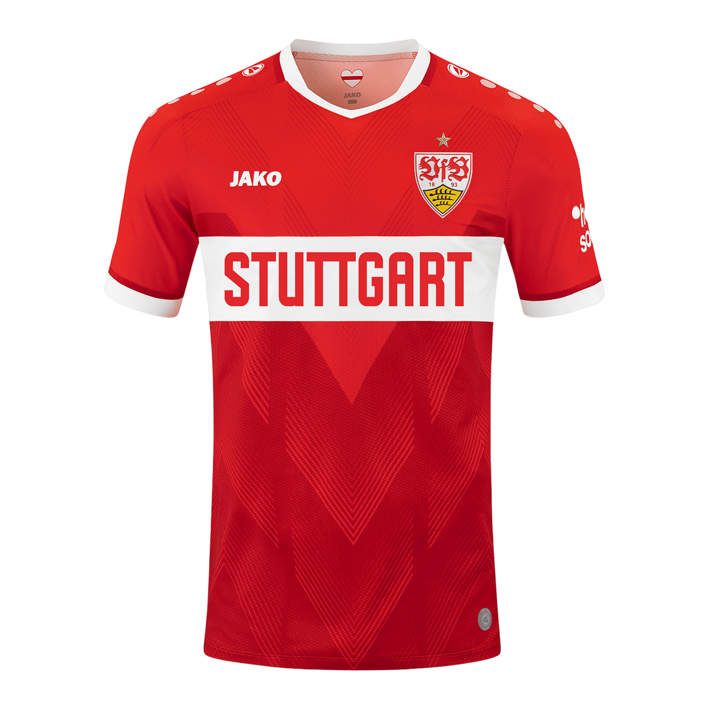 JAKO VfB Stuttgart Trikot Away 2024/2025 Kids Rot F110