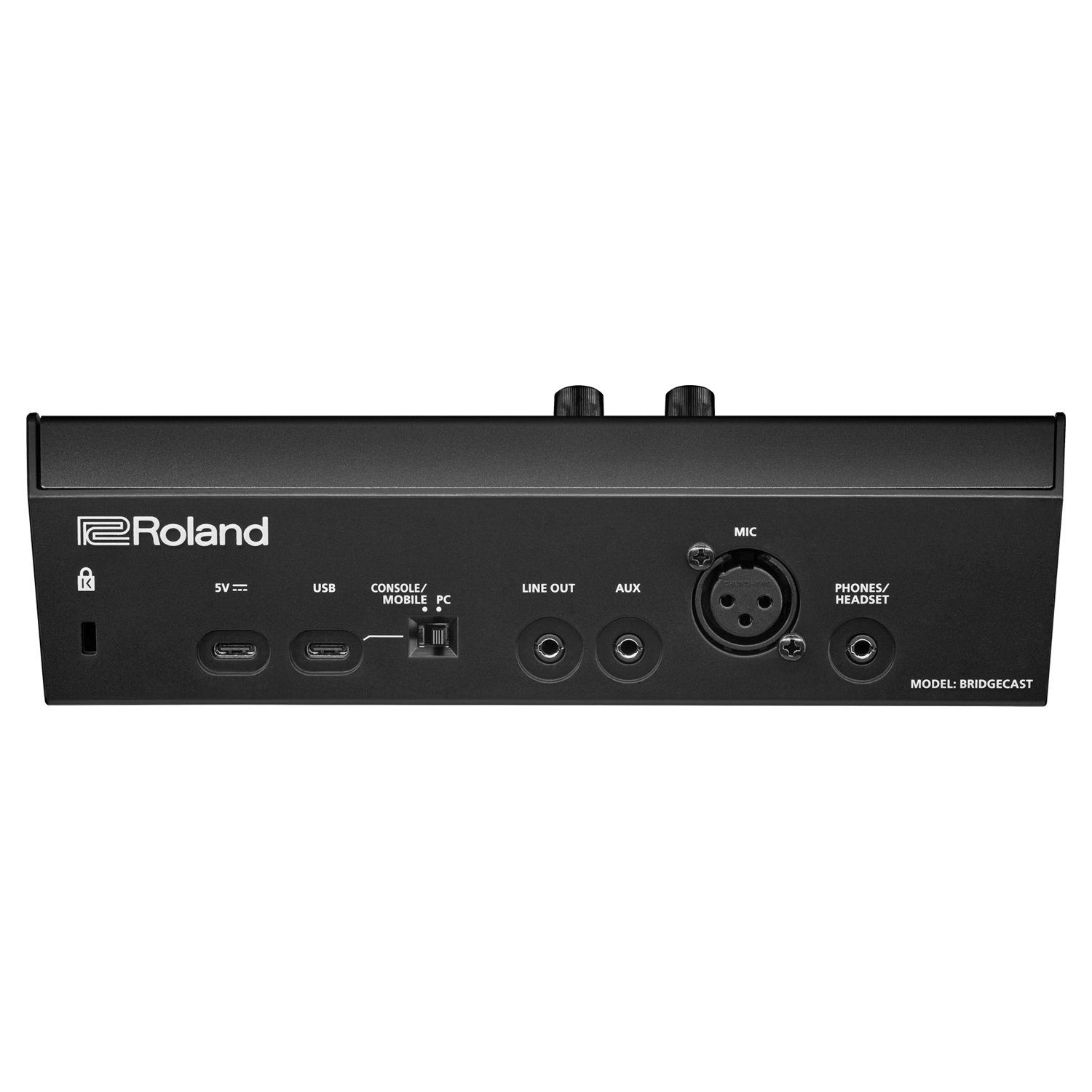 Roland Mischpult Roland Bridge Cast Dual Bus Gaming Mixer mit Kopfhörer