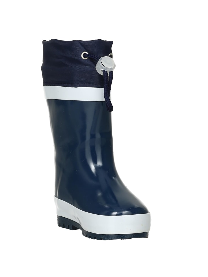 Playshoes Gummistiefel Basic gefüttert in Marine günstig kaufen