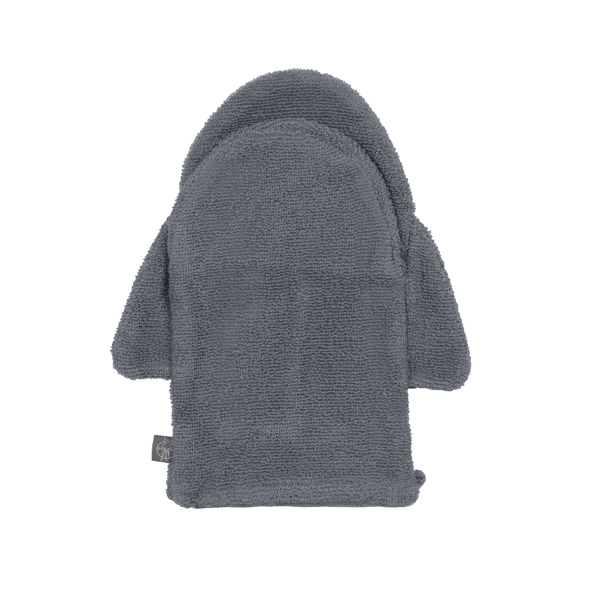 Spiel-Waschhandschuh GOTS, Hai Grau