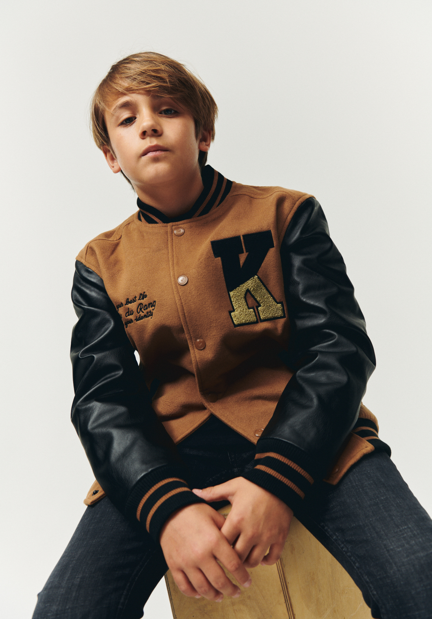 ENORM  Blouson style université garçon