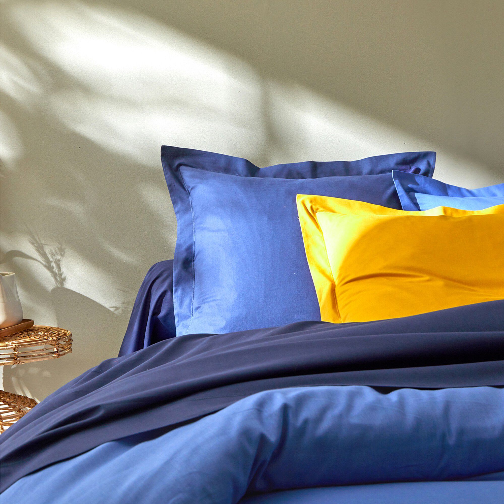 Linge de lit uni coton