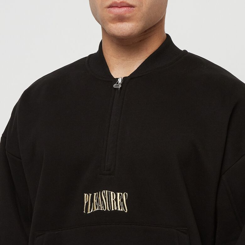 Pleasures Karat Quarter Zip Fleece Black