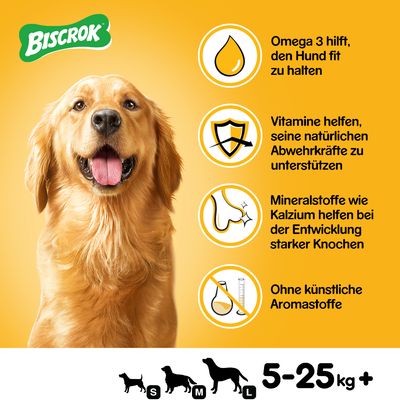 Pedigree Biscrok in 3 köstlichen Geschmacksrichtungen