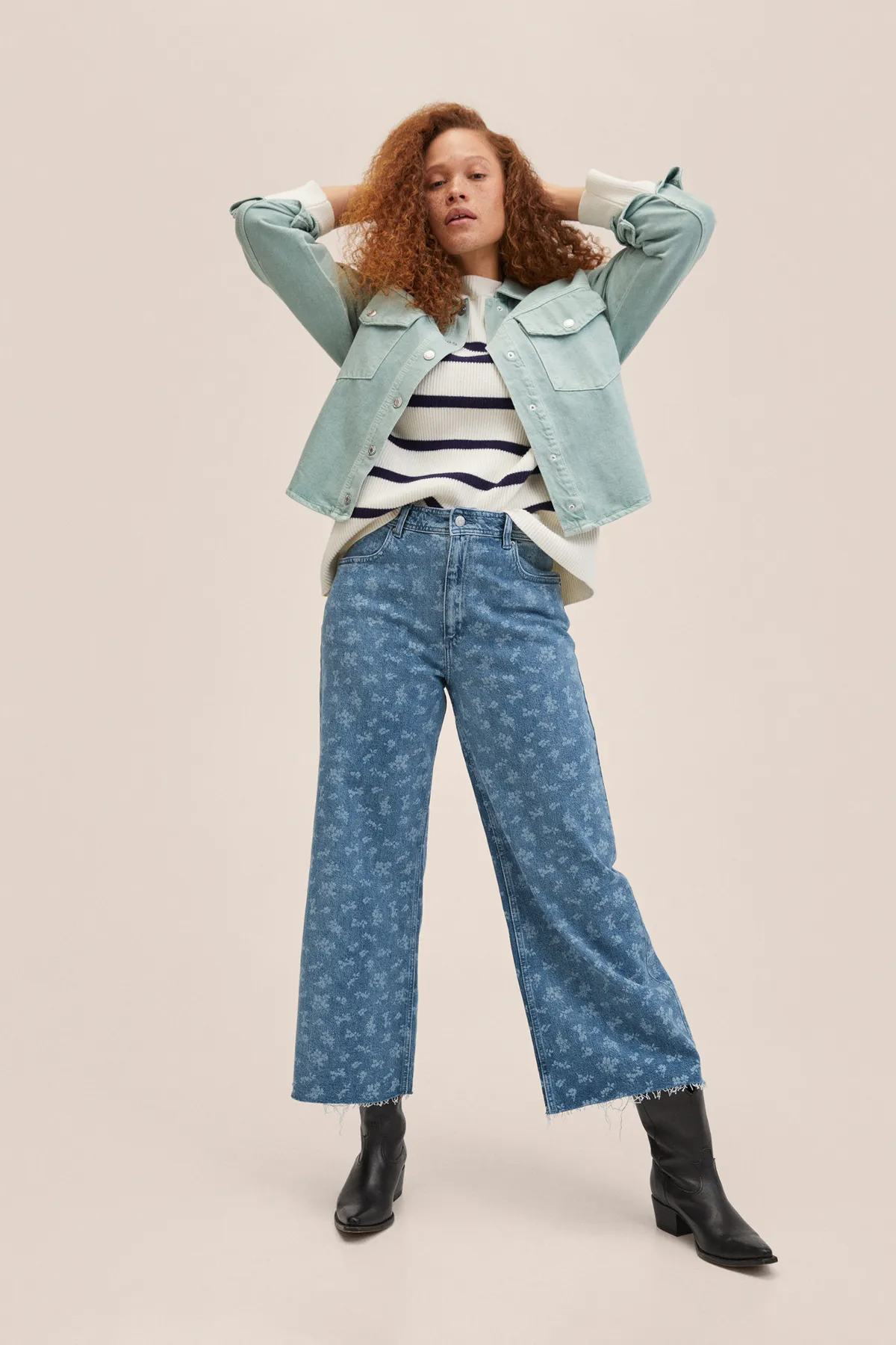 MANGO  Jeans - Blau - Wide Leg