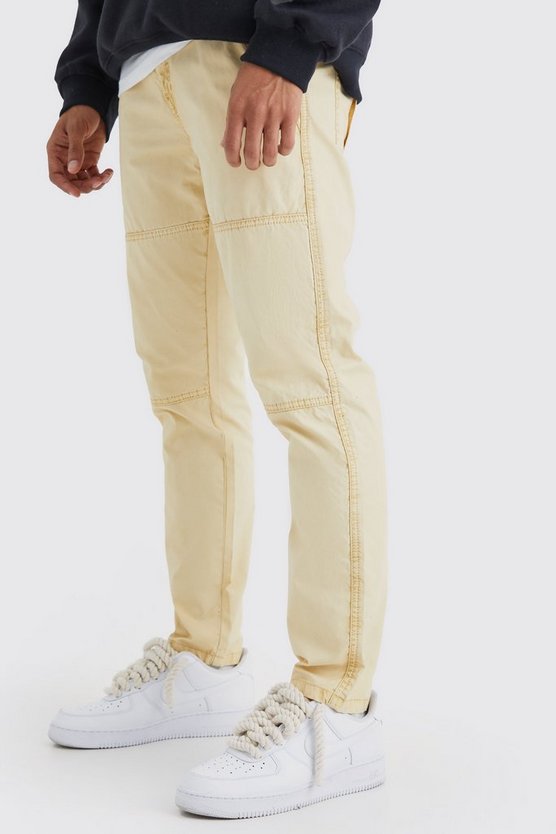 Slim-Fit Hose mit Acid-Waschung