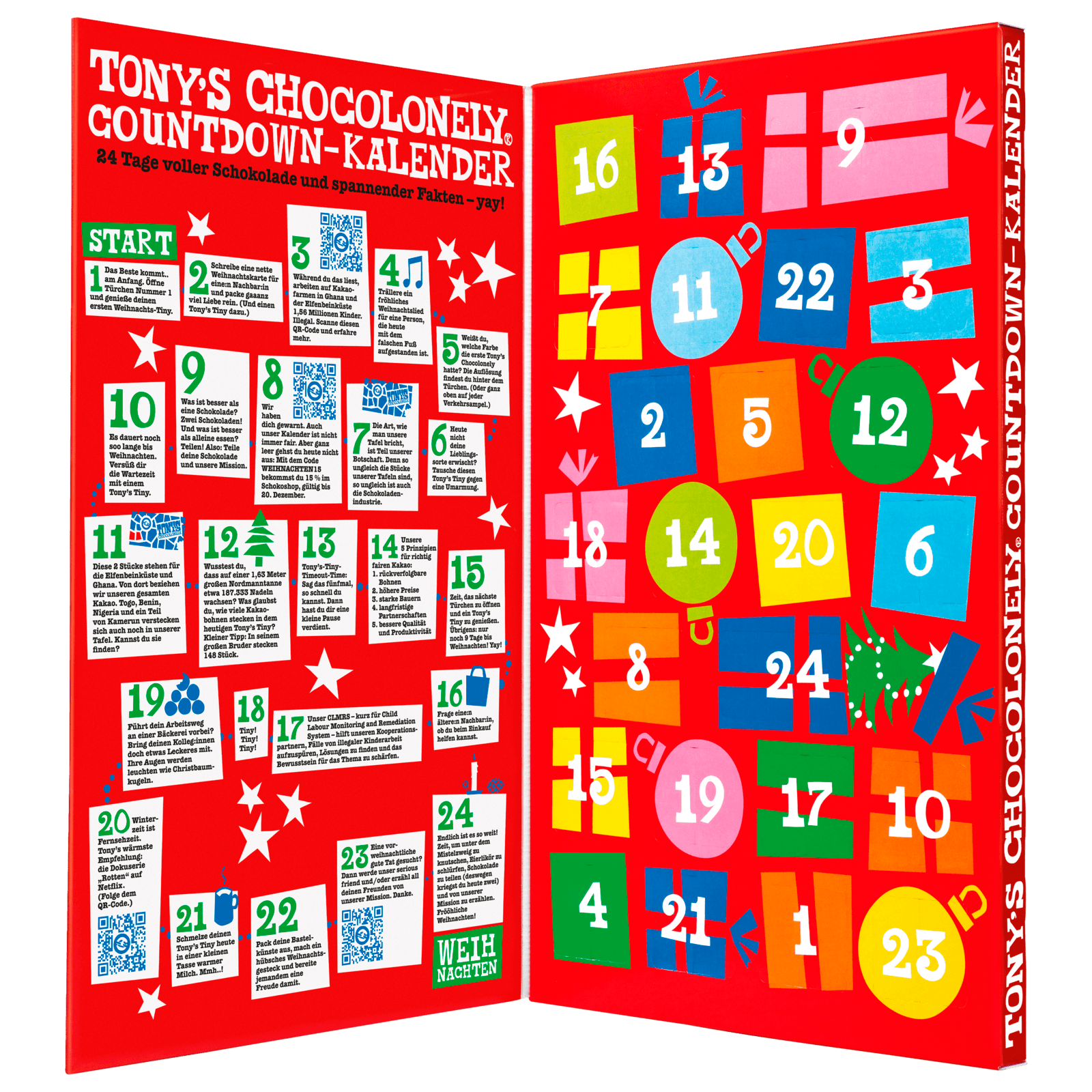 Tony's Chocolonely Adventskalender 225g