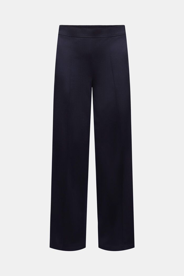 Gewebte Hose mit weitem Bein