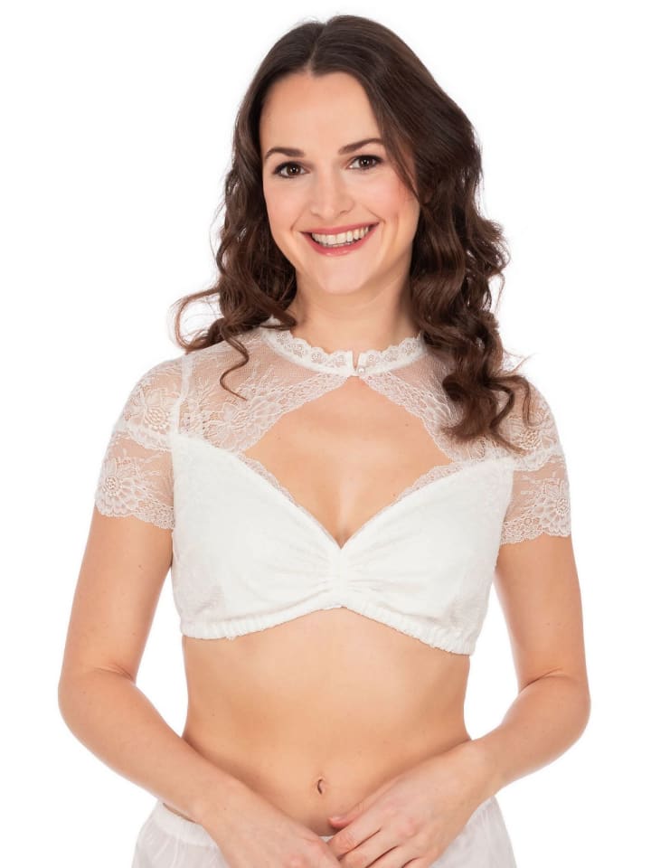 MarJo Dirndlbluse HENNI-NINETTE in offwhite günstig kaufen