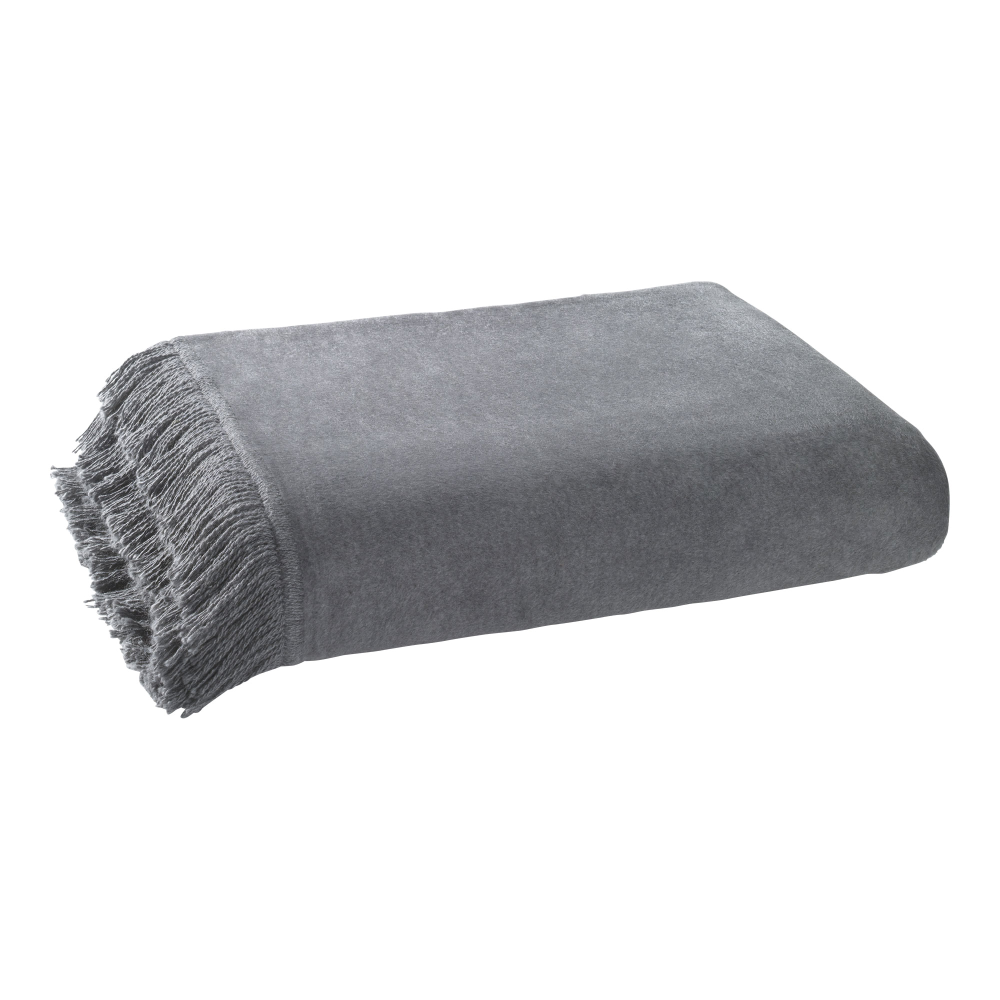 Fransen Plaid anthrazit