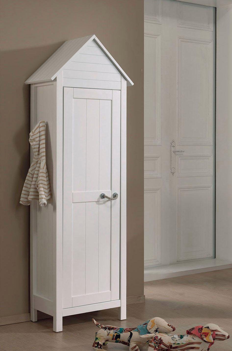 Vipack Kinderkleiderschrank Lewis Wäscheschrank, MDF-Oberfläche