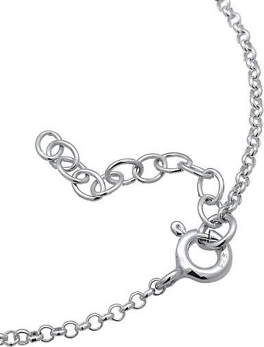 Elli Armband Kinder Herzen Rosa Kristalle Silber