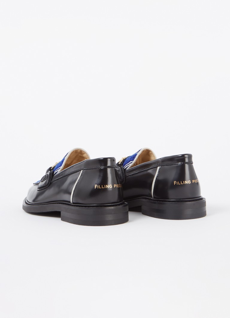 Filling Pieces -jerseynahkaiset loaferit teddy-yksityiskohdilla