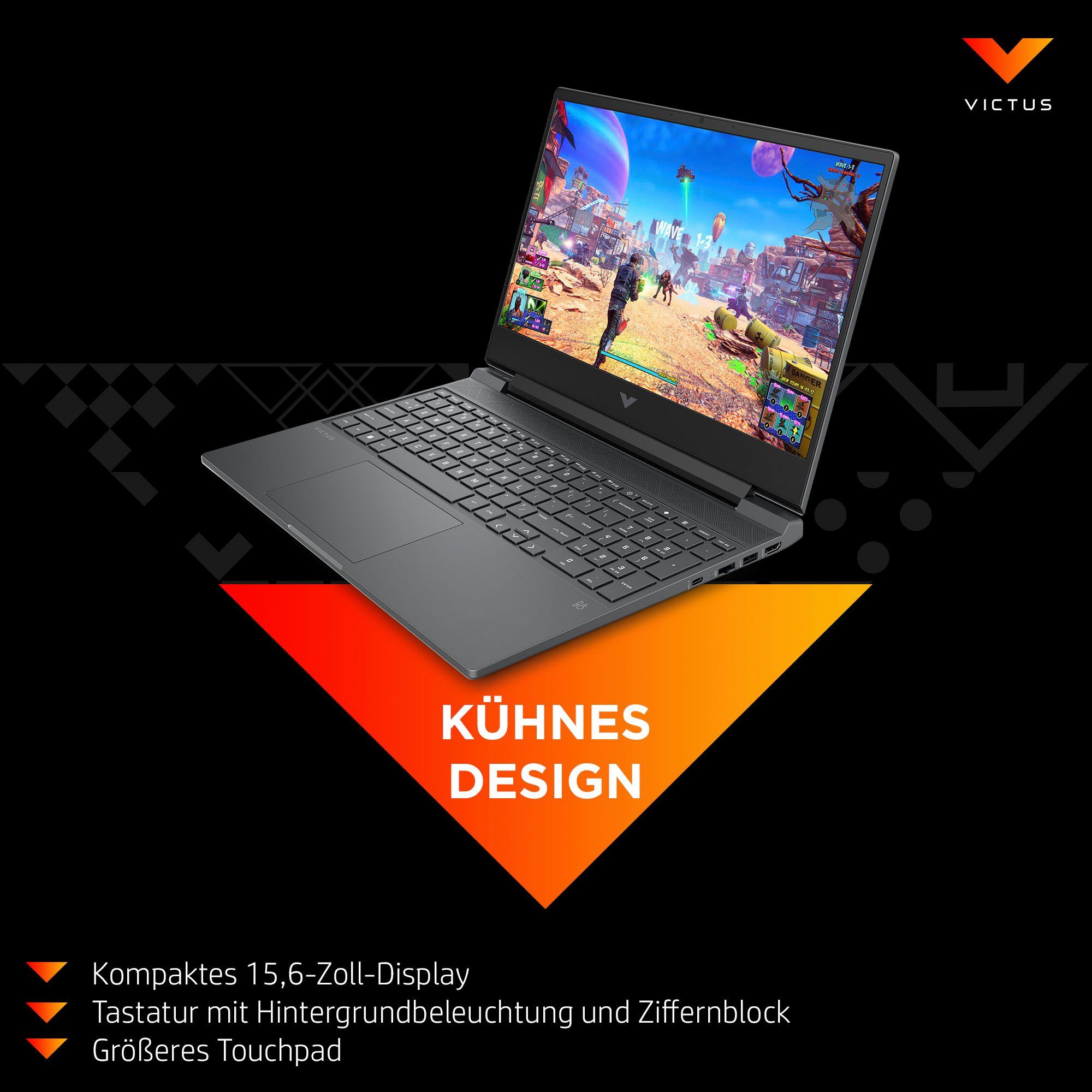 Victus by HP Victus 15-fb0354ng Gaming-Notebook (39,6 cm/15,6 Zoll, AMD Ryzen 5 5600H, Radeon RX 6500M, 512 GB SSD)