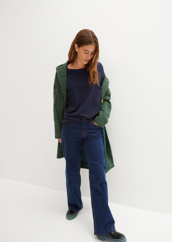 Essential Langarmshirt mit Rundhalsausschnitt, seamless