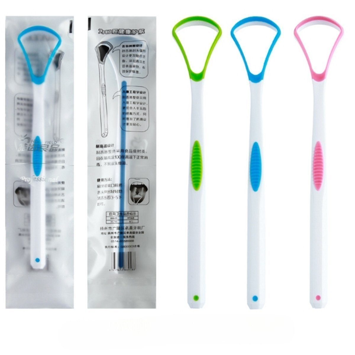 Yunnker Mundpflegecenter ergonomischer und hygienischer Zungenreinige