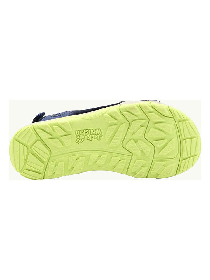 Jack Wolfskin Sandalen in Dunkelblau/Hellgrün günstig kaufen