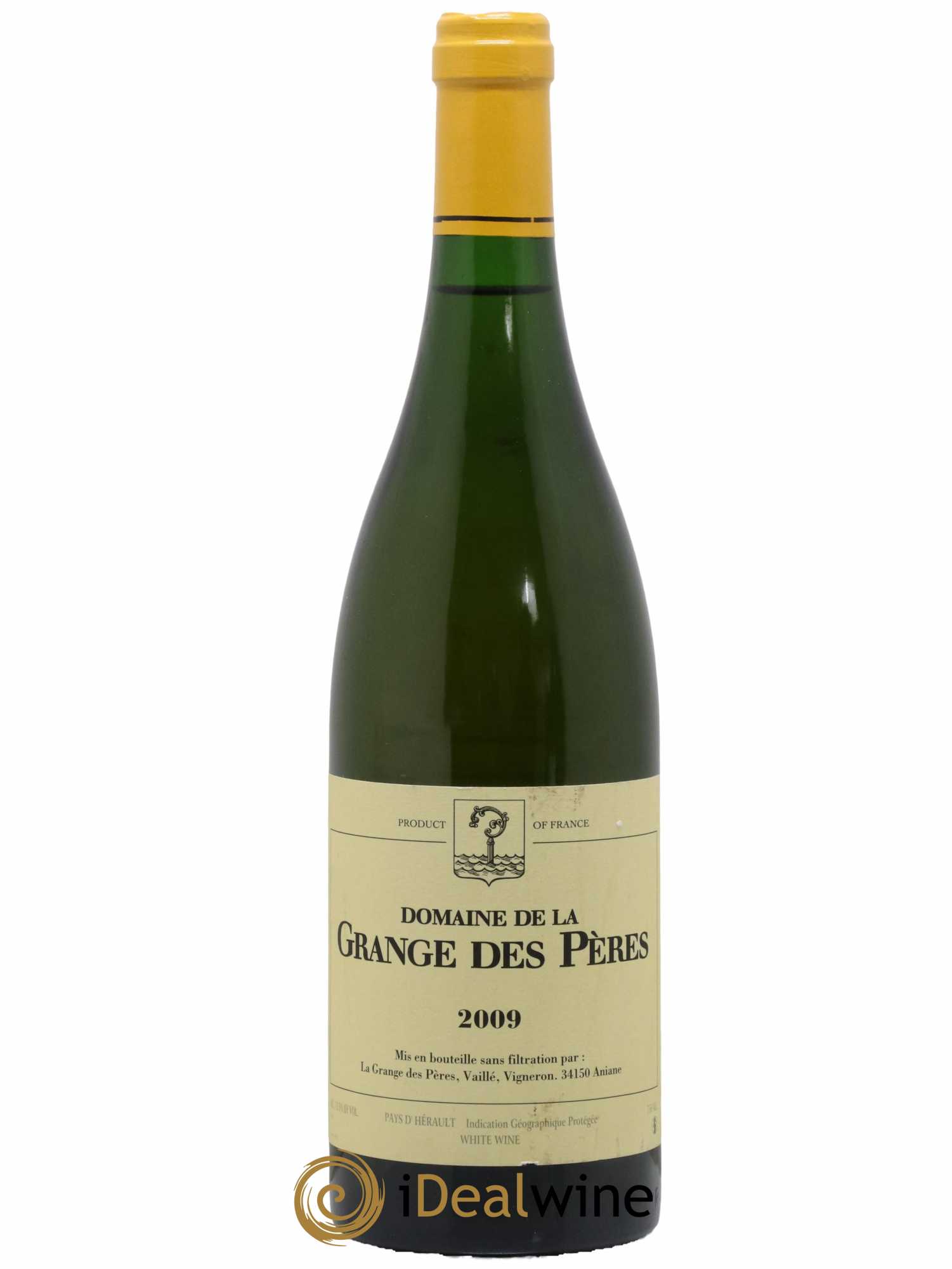 IGP Pays d'Hérault Grange des Pères Laurent Vaillé  2009 - Lot de 1 Bouteille