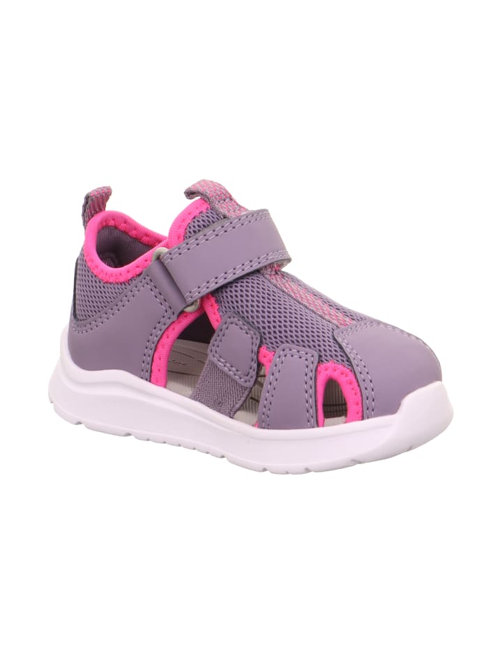 superfit Lauflernsandale WAVE in Lila/Pink günstig kaufen