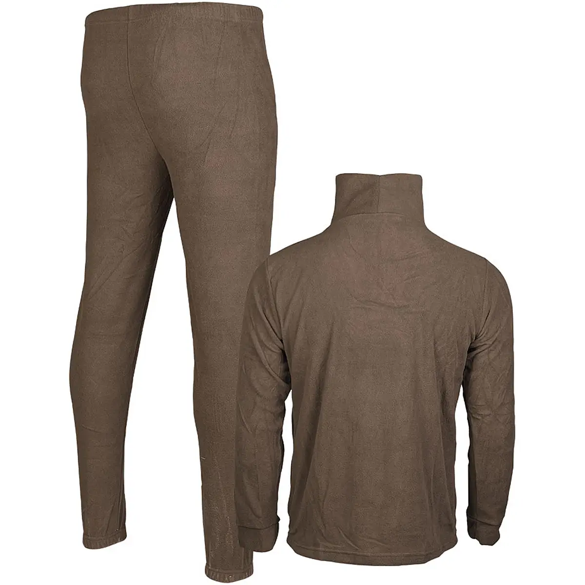 Unterwäsche Thermofleece Zipper oliv